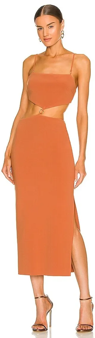 Alba Cut Out Midi Dress