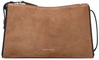 Prism bi-color suede bag