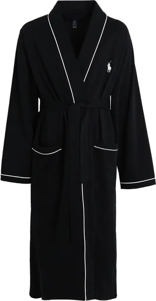 Dressing Gown Or Bathrobe Black