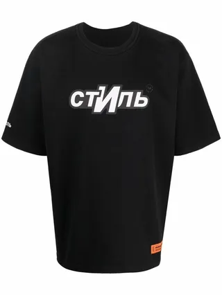sport print T-shirt