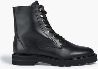 Mila leather combat boots