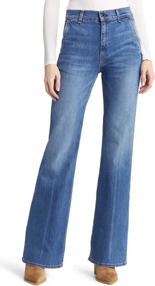 High Waist Bootcut Jeans