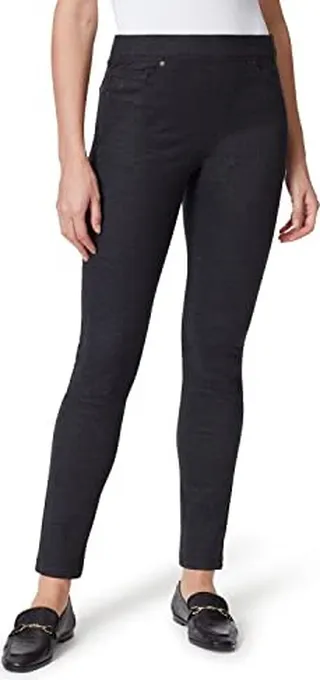 Gloria Vanderbilt Women's Avery Ponte Slim Pull On-Pant