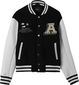Space Academy wool-blend varsity jacket
