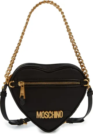 Logo Nylon Heart Bag