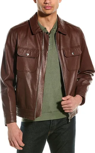 Brunello Cucinelli Leather Jacket