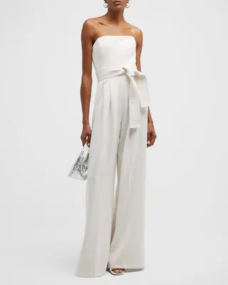 Elsie Strapless Wide-Leg Jumpsuit
