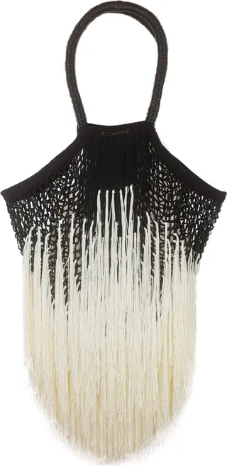 Large Fringe Shopper Tote