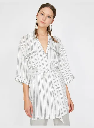 Striped Kimono