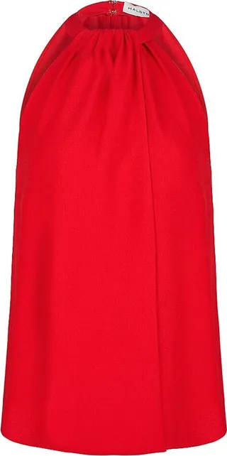 Dayana Stretch Crepe Halter Top