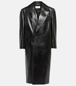 Leather coat