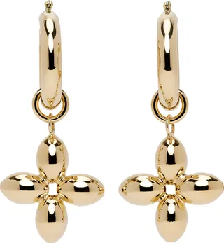 Laura Lombardi Gold Santina Earrings