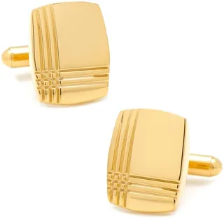 Tartan Engraved Cuff Links