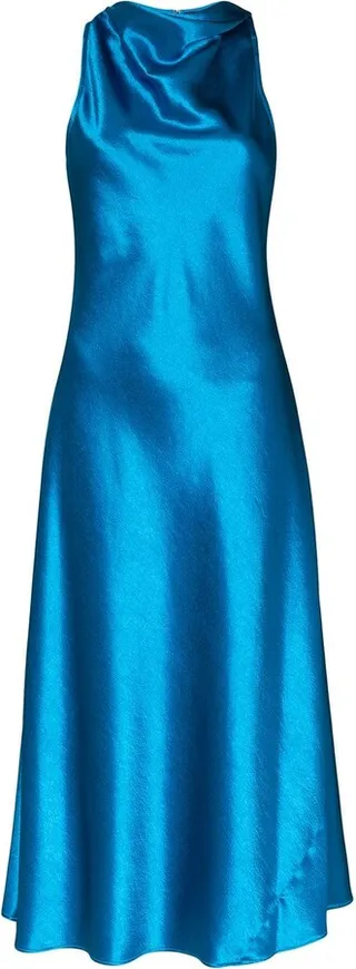 Andy cowl-neck midi dress