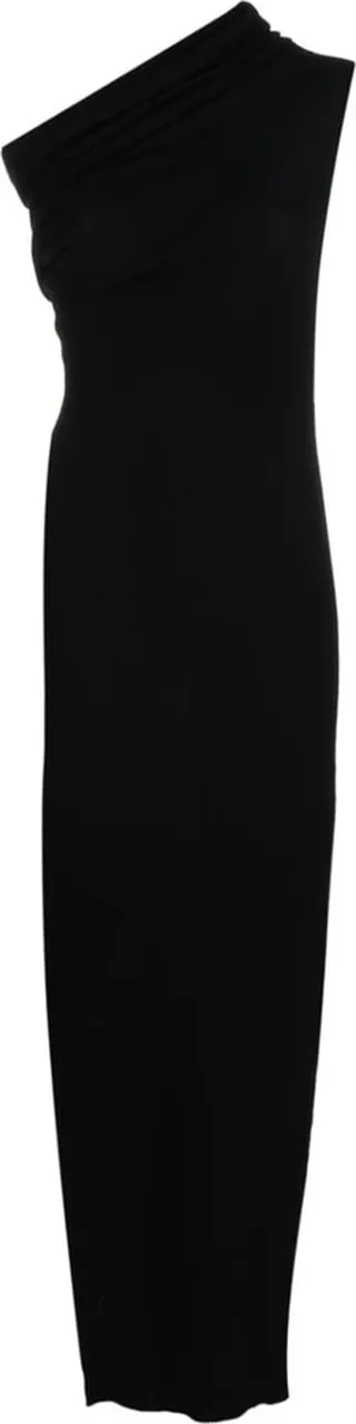 One-Shoulder Ribbed Dress