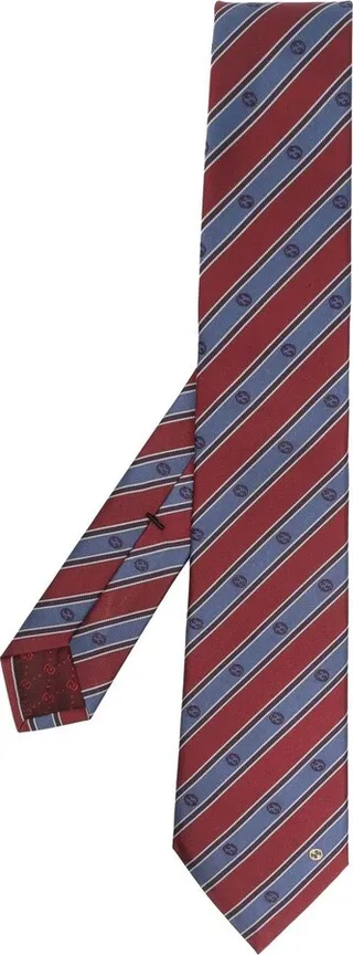 Interlocking G jacquard-silk tie