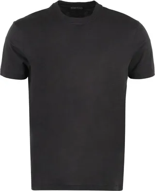 Tom Ford Short Sleeved Straight Hem T-Shirt