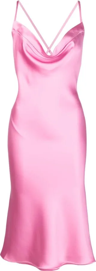 NORMA KAMALI- Cross Back Midi Dress