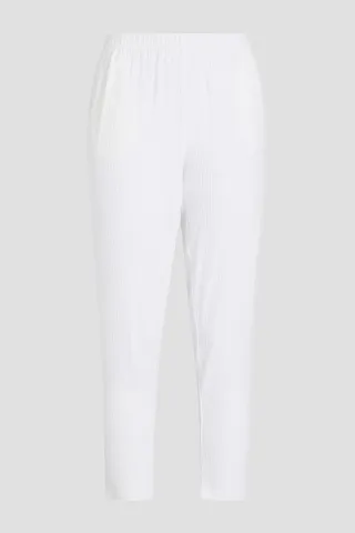 Molly ribbed stretch-modal pajama pants