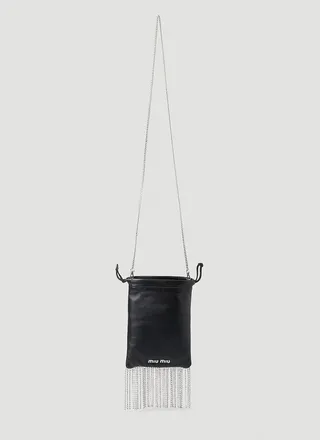 Miu Miu Starlight Logo Detailed Shoulder Bag
