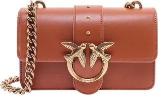 Pinko Chain Linked Love One Mini Crossbody Bag