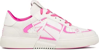 VL7N leather low-top sneakers