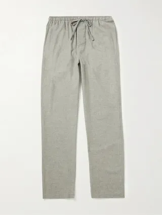 Heritage Cotton and Wool-Blend Flannel Pyjama Trousers
