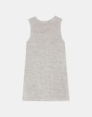Flax Linen Melange Crewneck Tunic