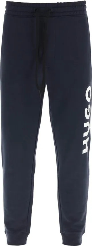 Hugo Logo Print Cotton Sweatpants