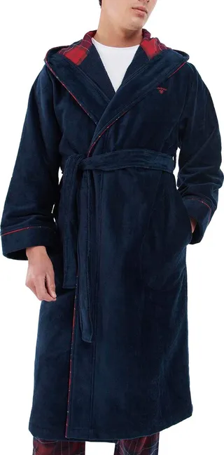 Angus French Terry Hooded Robe