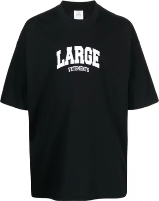 cotton slogan-print T-shirt