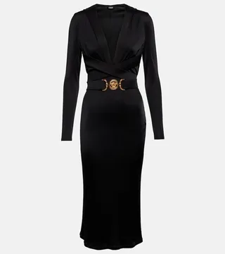 Medusa Biggie hooded midi dress