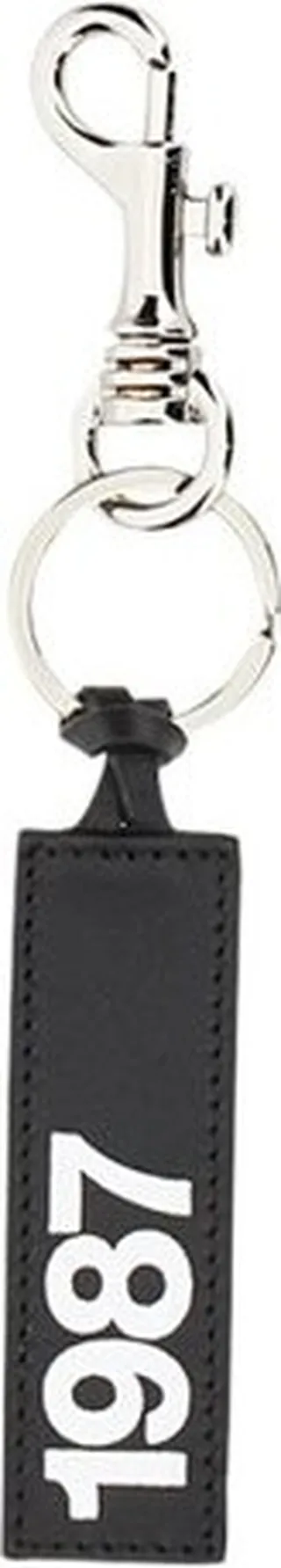 A.P.C. 1987 Print Logo Embossed Keychain