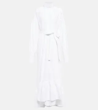 Belted maxi dress