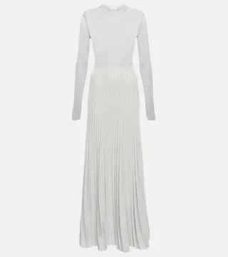Keese metallic jersey maxi dress