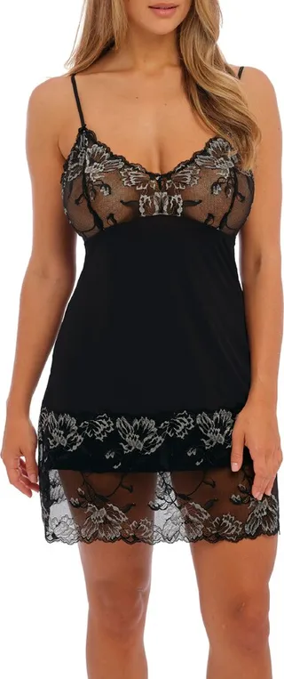 Aubree Lace Trim Chemise