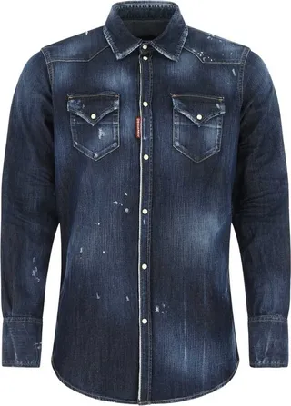 Dsquared2 Distressed Denim Jacket