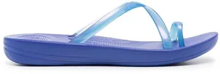 Crossover-Strap Flip Flops
