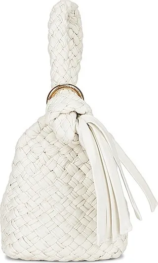 Bottega Veneta Mini Piero Bag in White