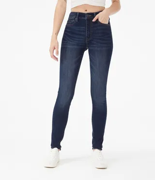 Aeropostale Womens Premium Seriously Stretchy High-Rise Jegging