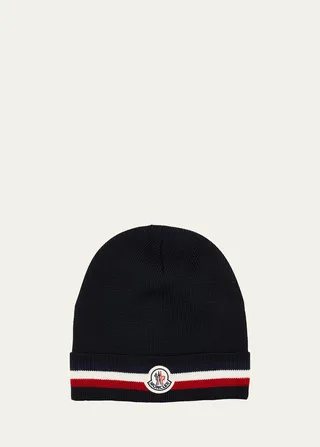 Men's Tricolor Logo Beanie