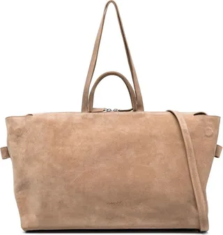 Multi-Strap Suede Tote