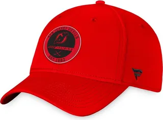 Men's Fanatics Branded Red New Jersey Devils Authentic Pro Team Training Camp Practice Flex Hat