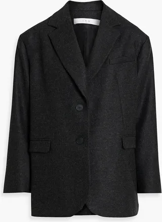 Oizo brushed wool-blend twill blazer