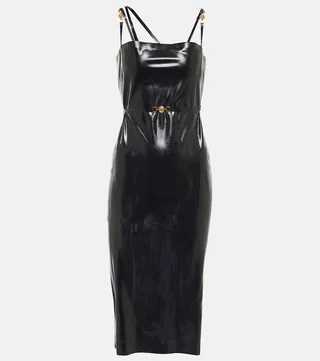 Medusa latex midi dress