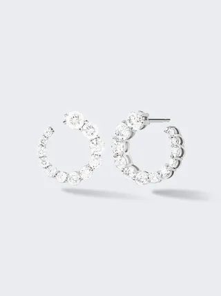 Aria Diamond Earwrap 18K White Gold