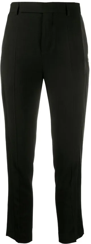 Cropped Side Panel Trousers