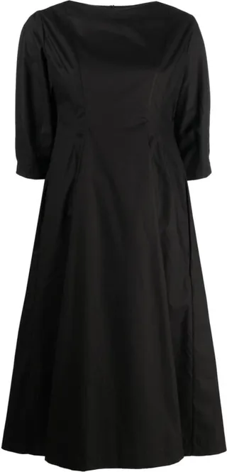 Empire-Line Cotton Midi Dress