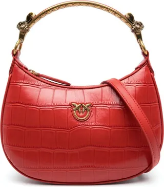 mini Love Half Moon leather bag