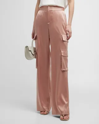 Hayes High-Waist Wide-Leg Cargo Pants